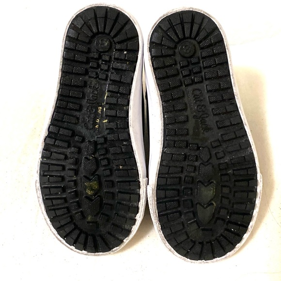 CAT & JACK Toddle Black Faux Fur lined Winter Boots with Zipper Sz 8 Kids Shoes - Picture 9 of 10